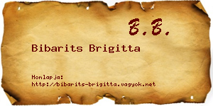 Bibarits Brigitta névjegykártya
